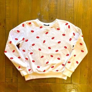 ❣️RED LIPS Sweatshirt small